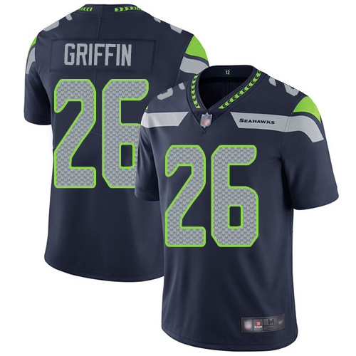 Seattle Seahawks Limited Navy Blue Men Shaquill Griffin Home Jersey NFL Football #26 Vapor Untouchable->youth nfl jersey->Youth Jersey